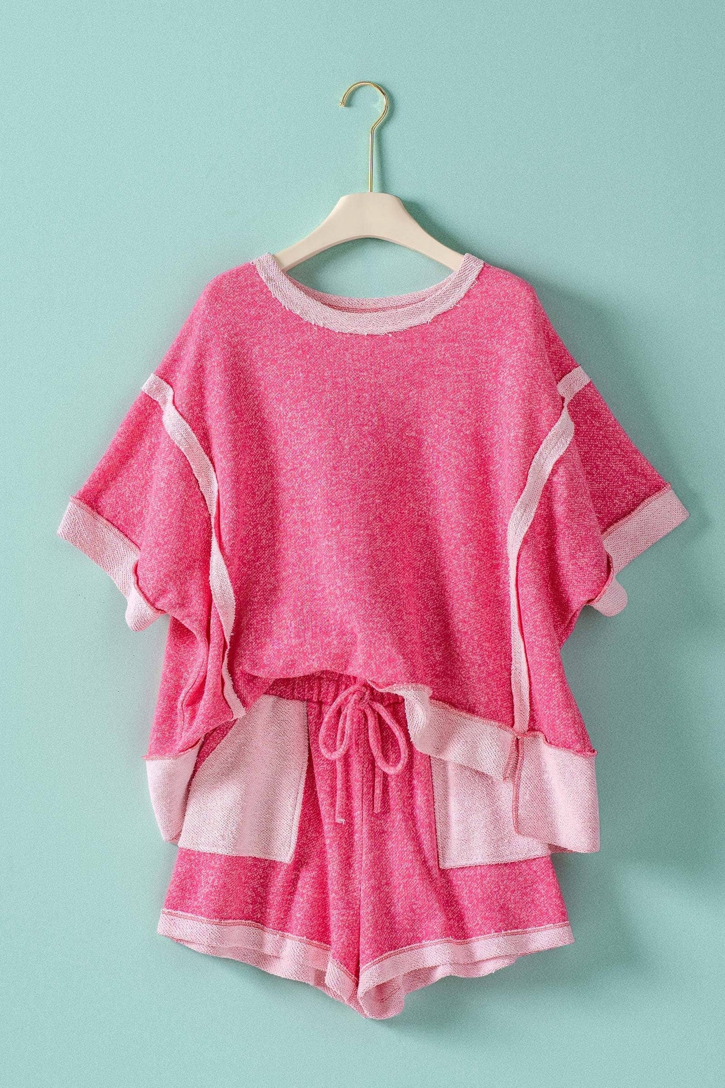 The Weekender Terry Set, Pink