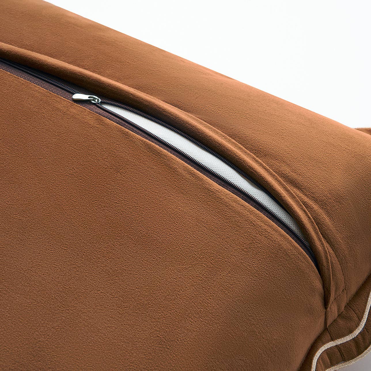 Maleku Pillow Cover, Beige/Brown, 20x20 inch