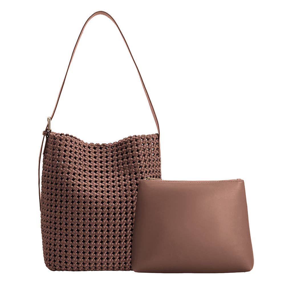 Celine Large Shoulder Bag, Cocoa