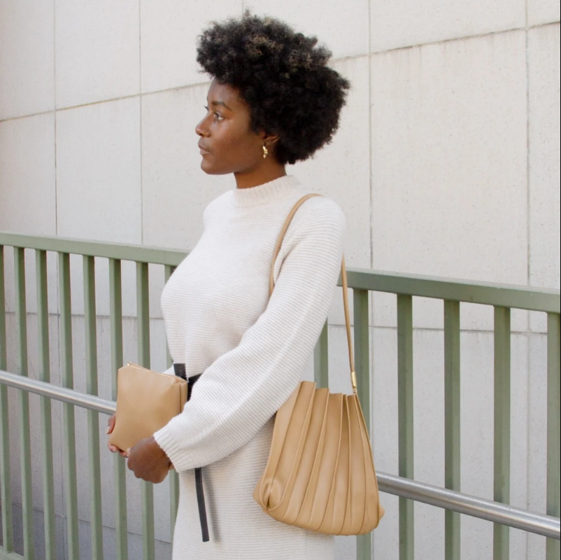 Carrie Shoulder Bag, Taupe
