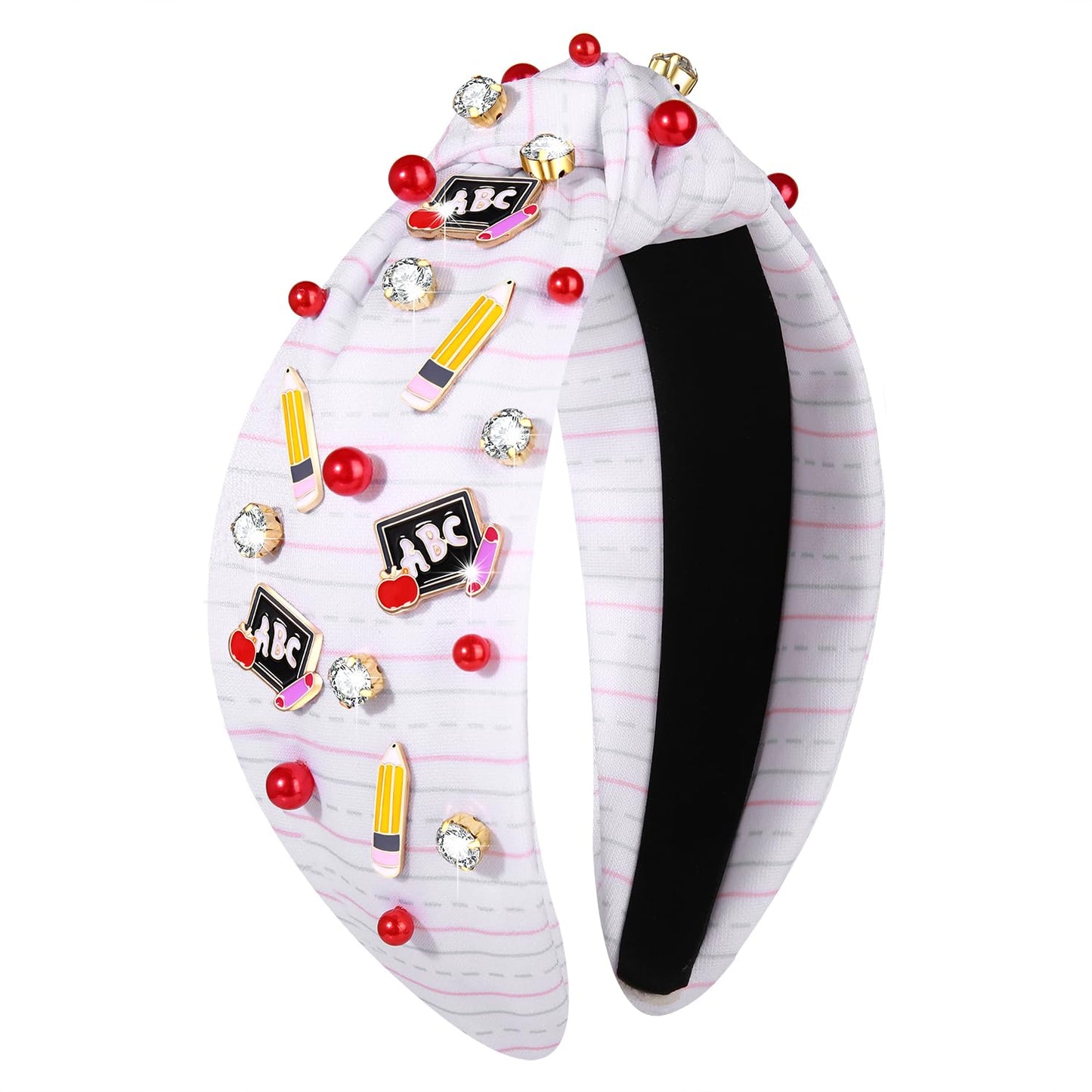 Notebook Style Teacher Headband