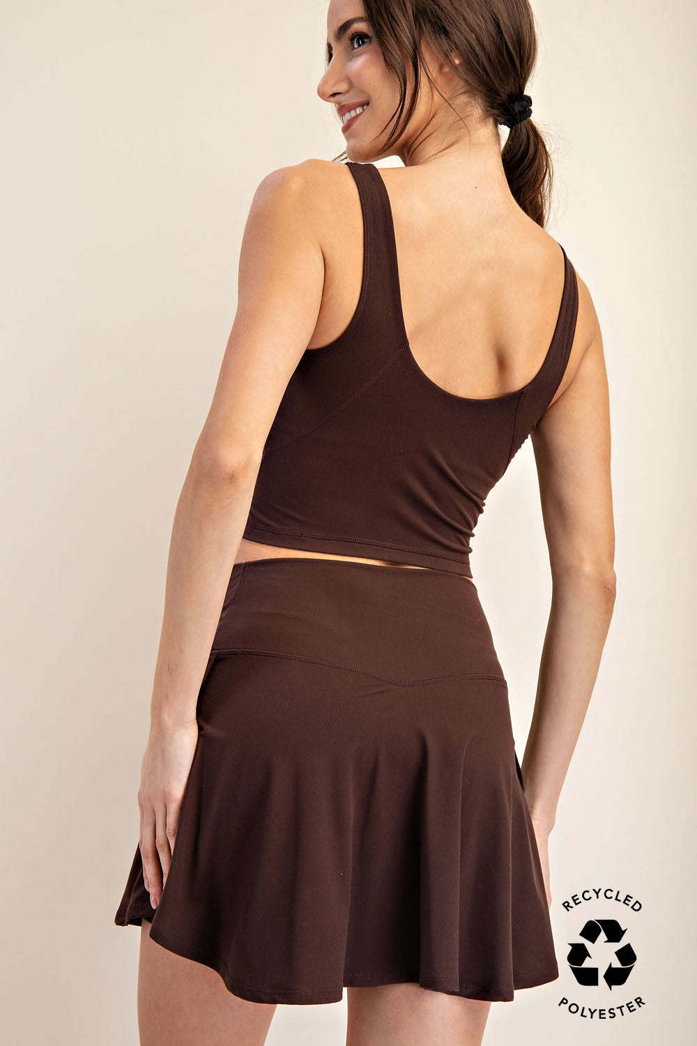 The Sculpt Skort, Espresso