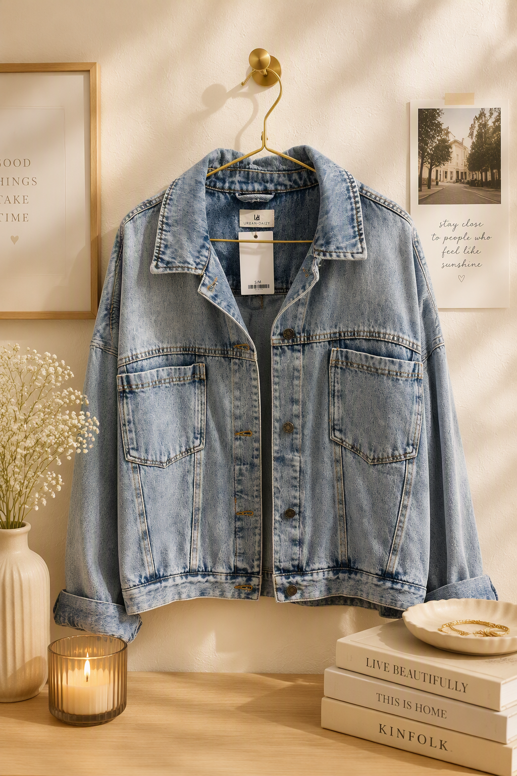 Denim Button Up Jacket