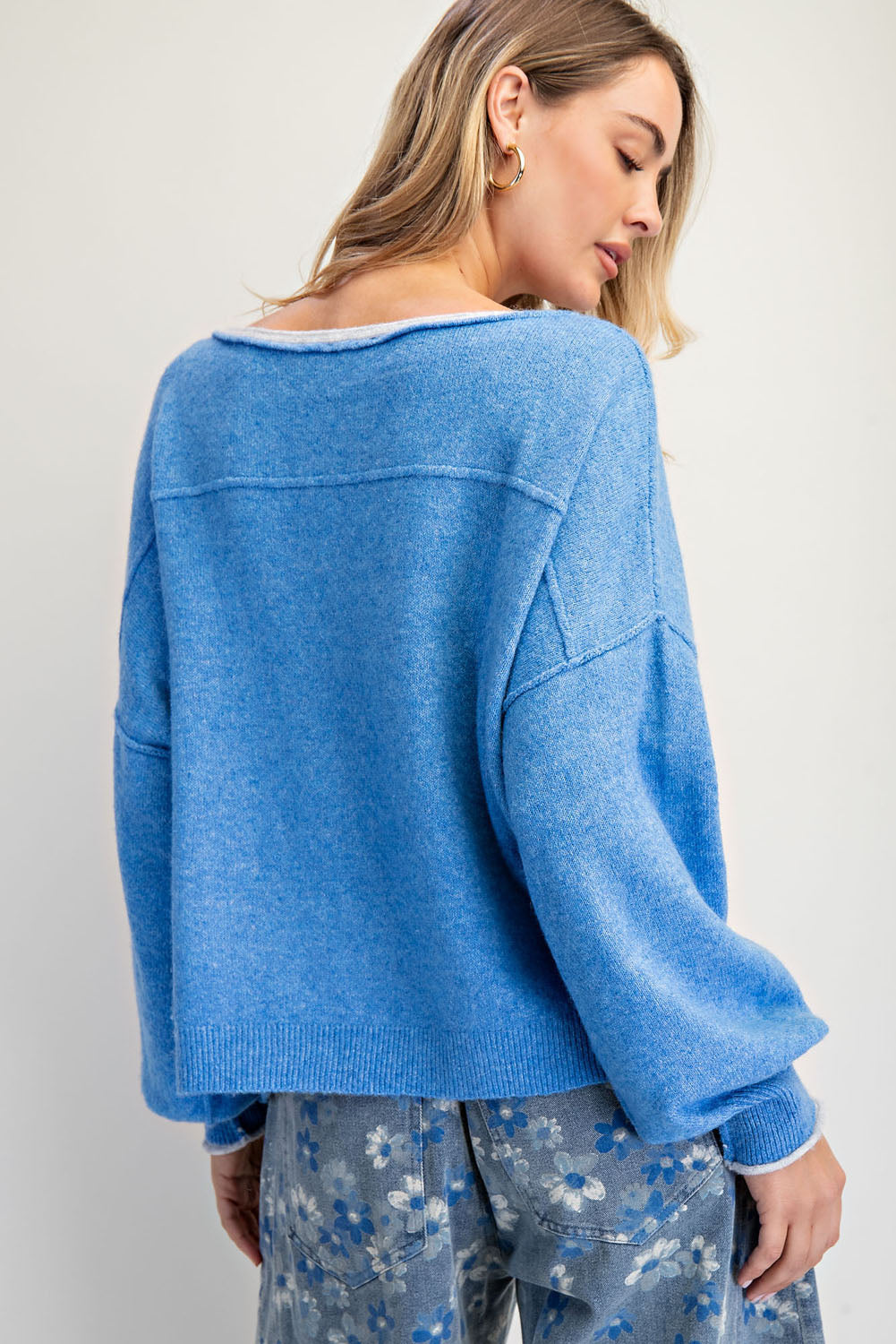Ellis Lightweight Knit, Blue