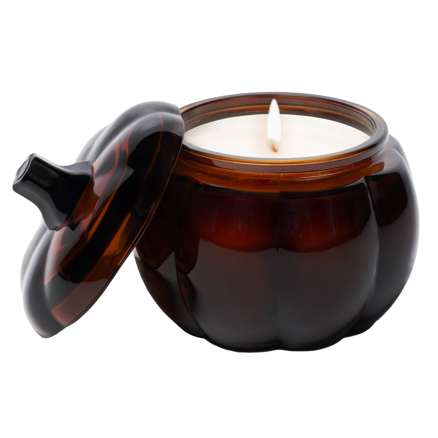 Fall Candle, Pumpkin Jar, Brown