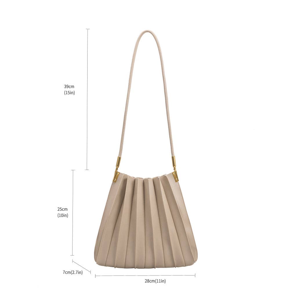 Carrie Shoulder Bag, Mushroom