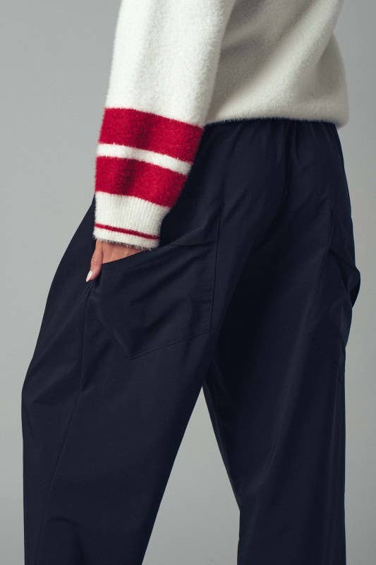 Cropped Utility Pants, Chocolate