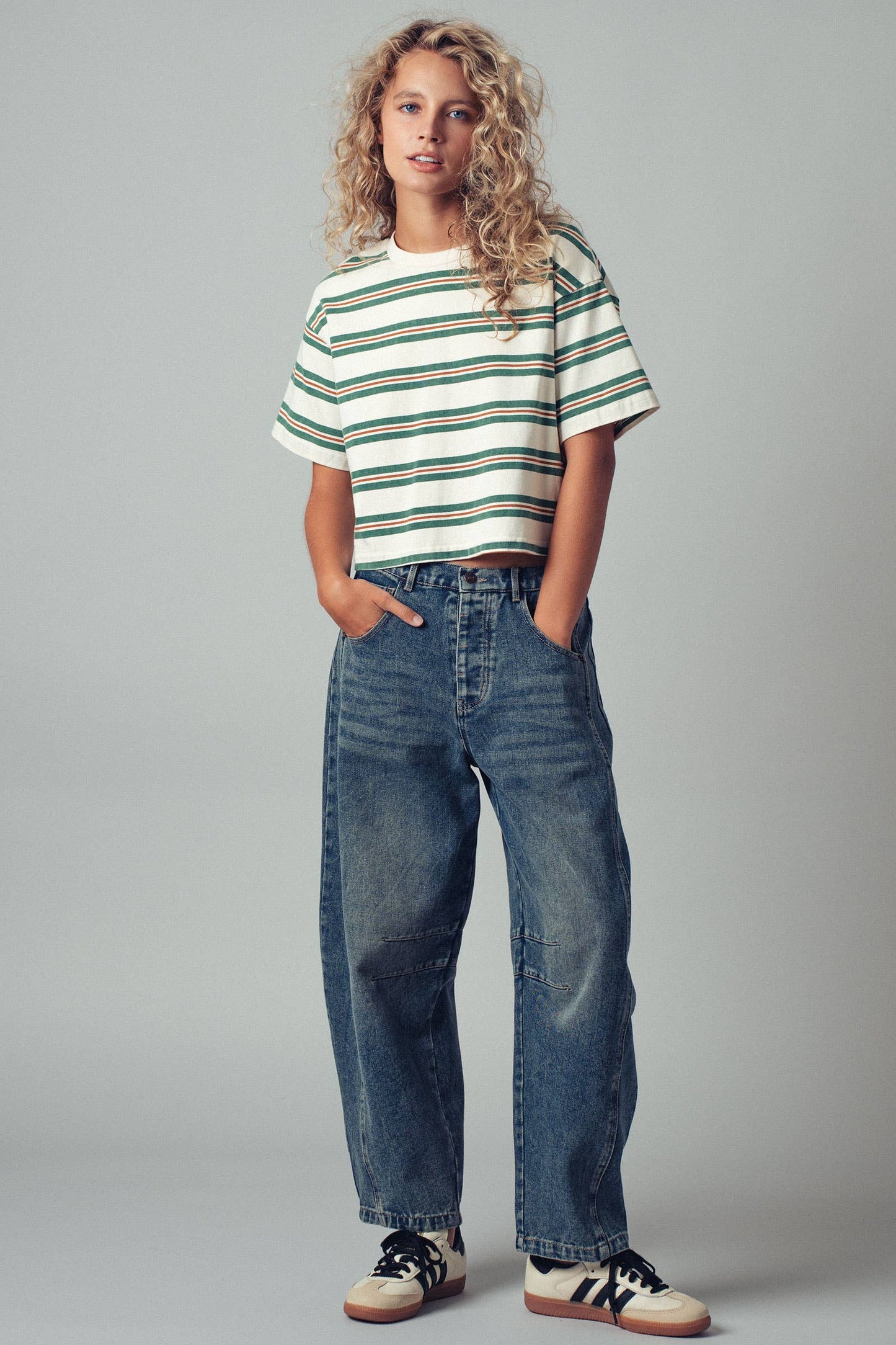 Vintage Washed Striped Tee