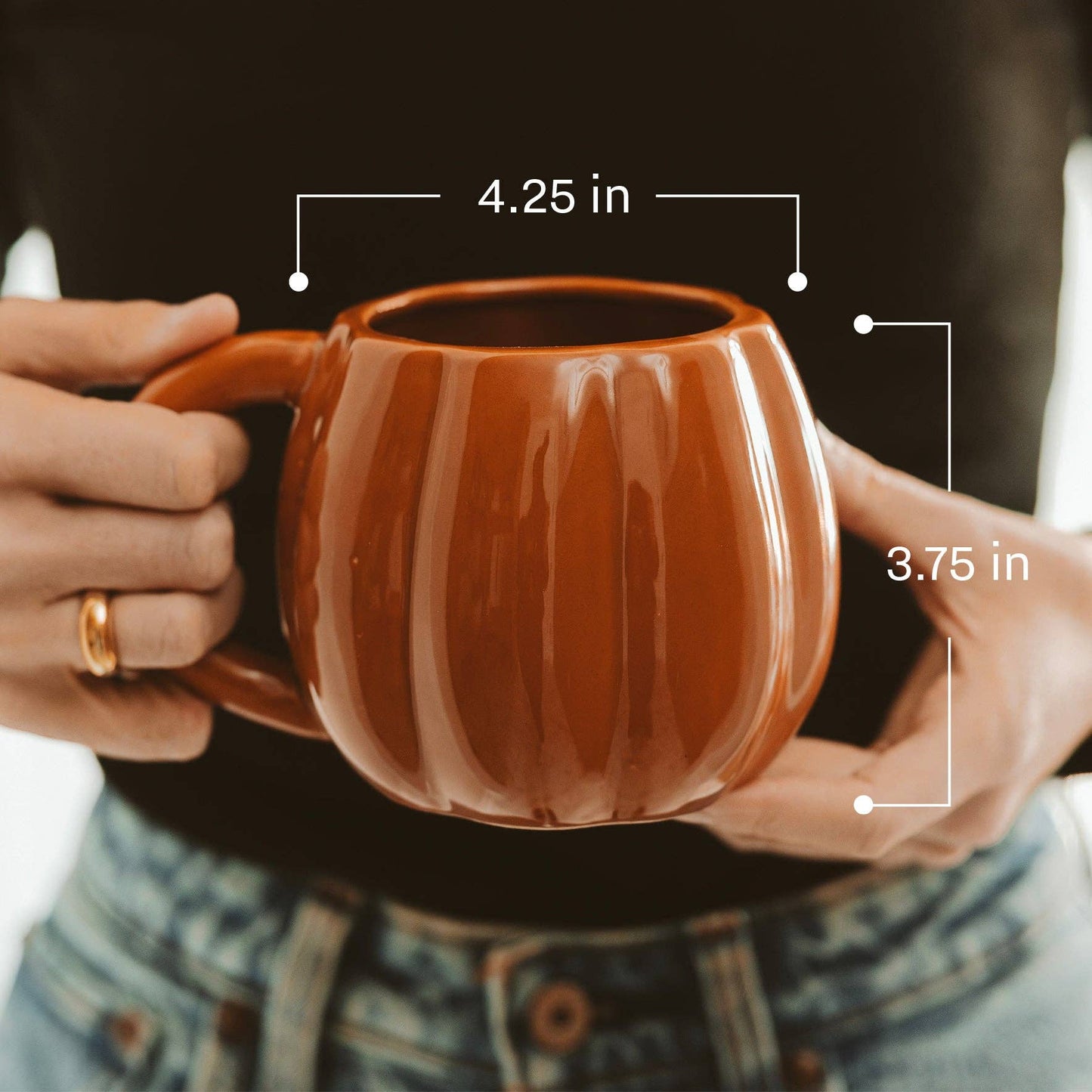 Pumpkin Coffee Mug, Chocolate