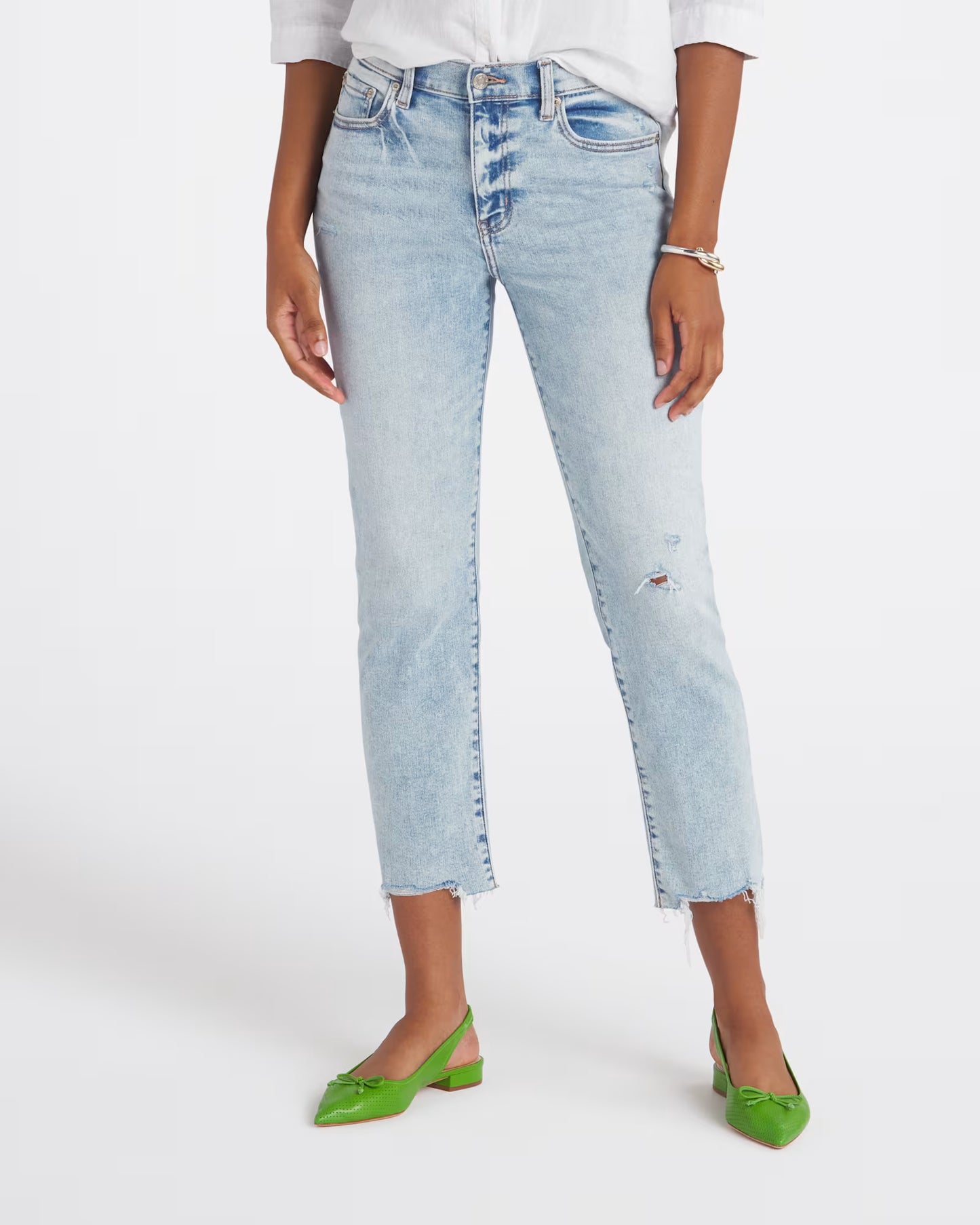 Straight Up High Rise Denim