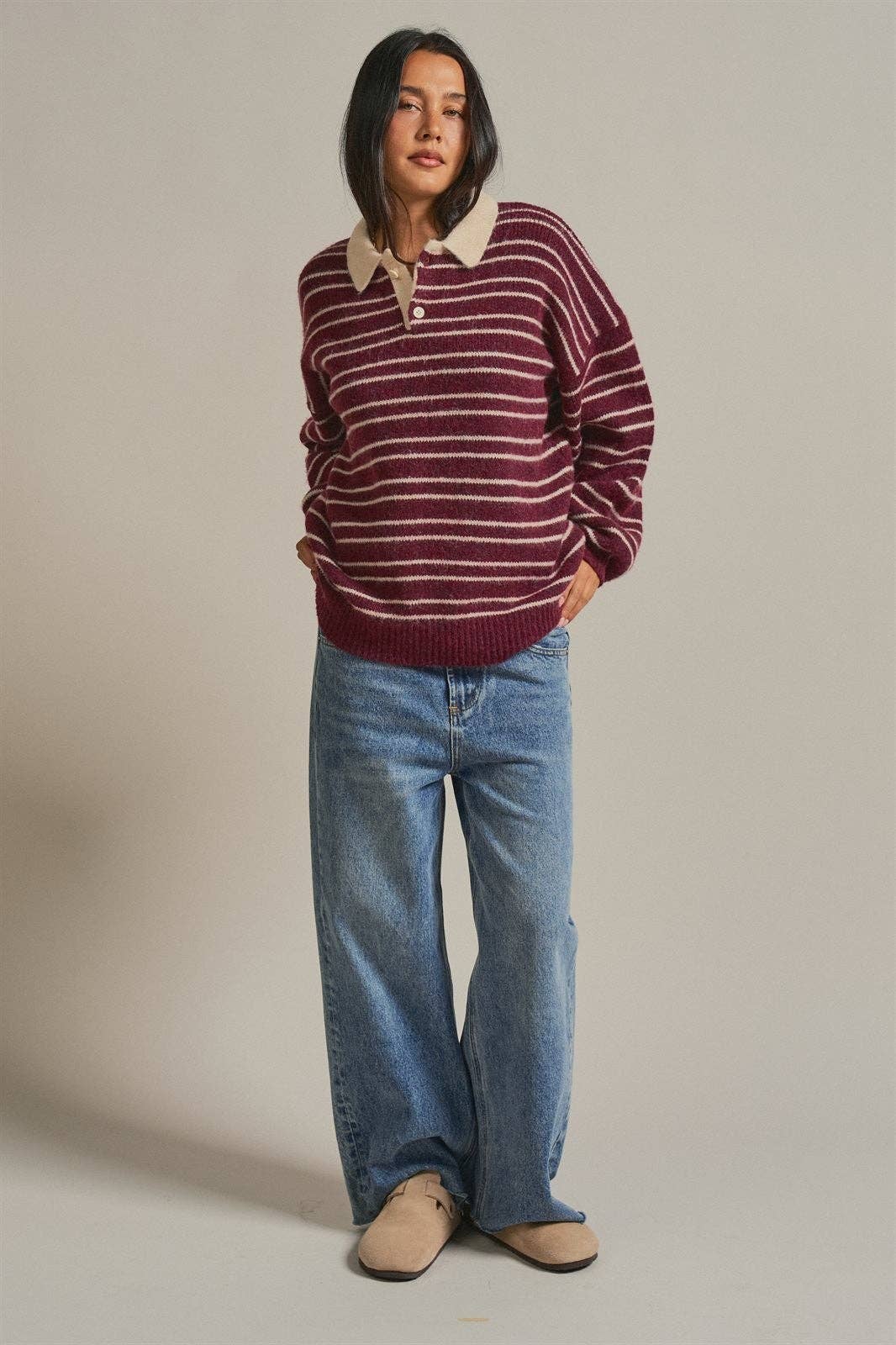 The Rugby Polo Sweater