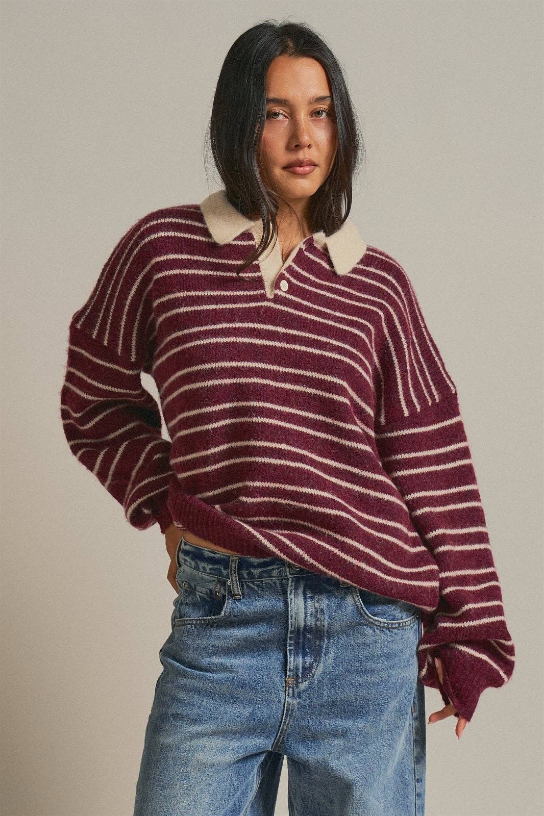 The Rugby Polo Sweater