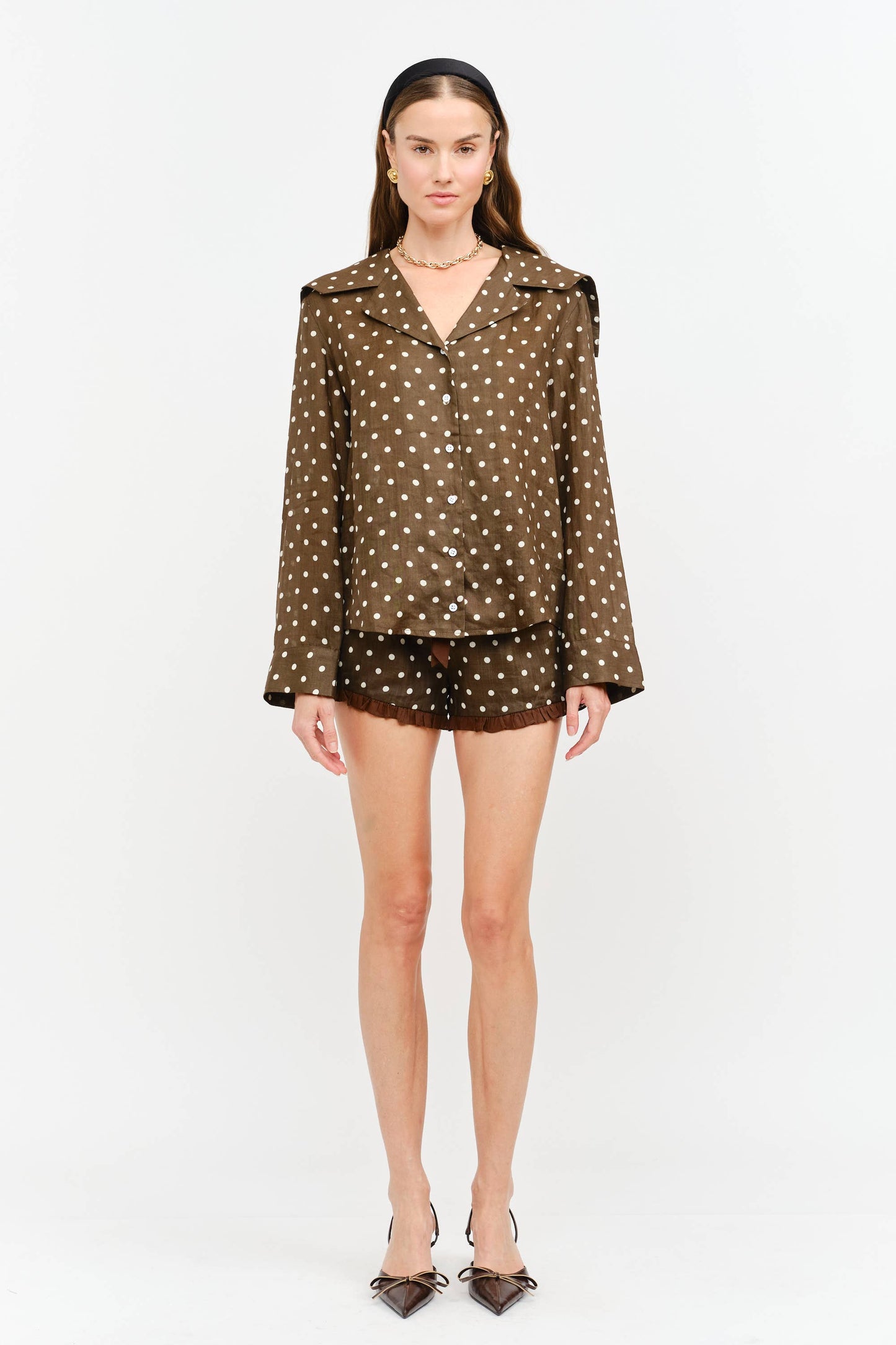 Maggie Polka Dot Blouse
