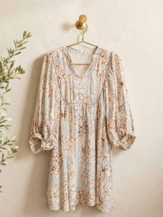 Wildflower Sketch Dress
