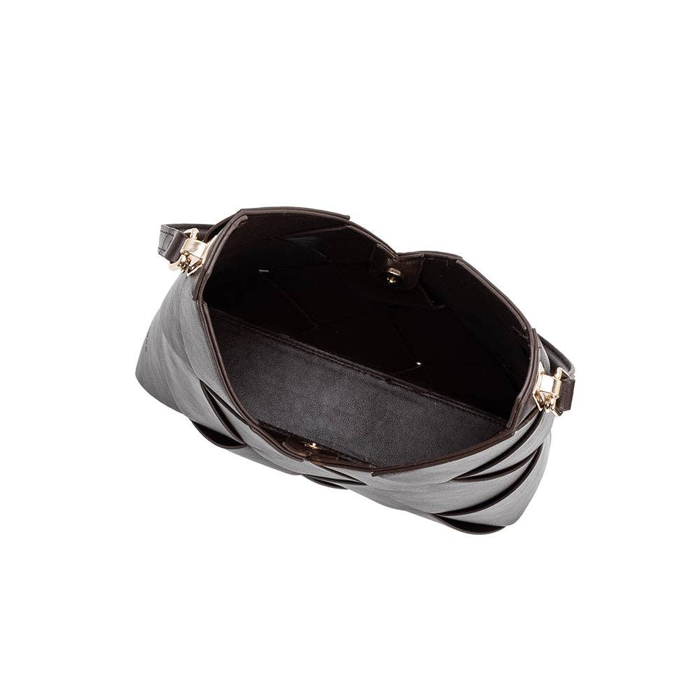 Phaedra Vegan Shoulder Bag - Espresso