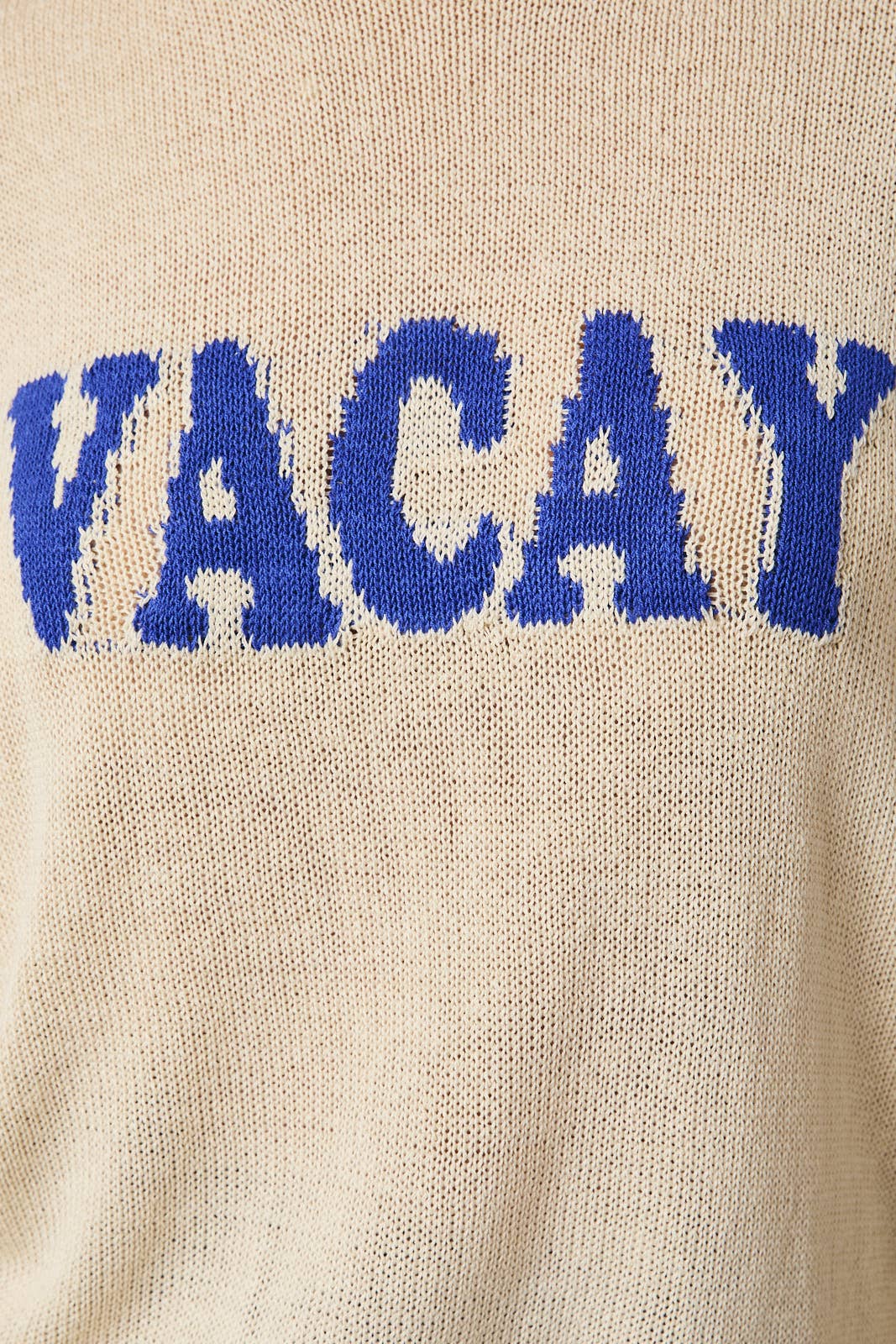 VACAY SWEATER: Butter/Blue
