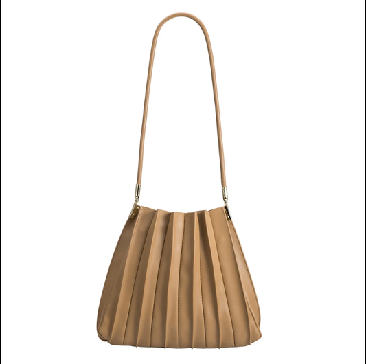 Carrie Shoulder Bag, Taupe