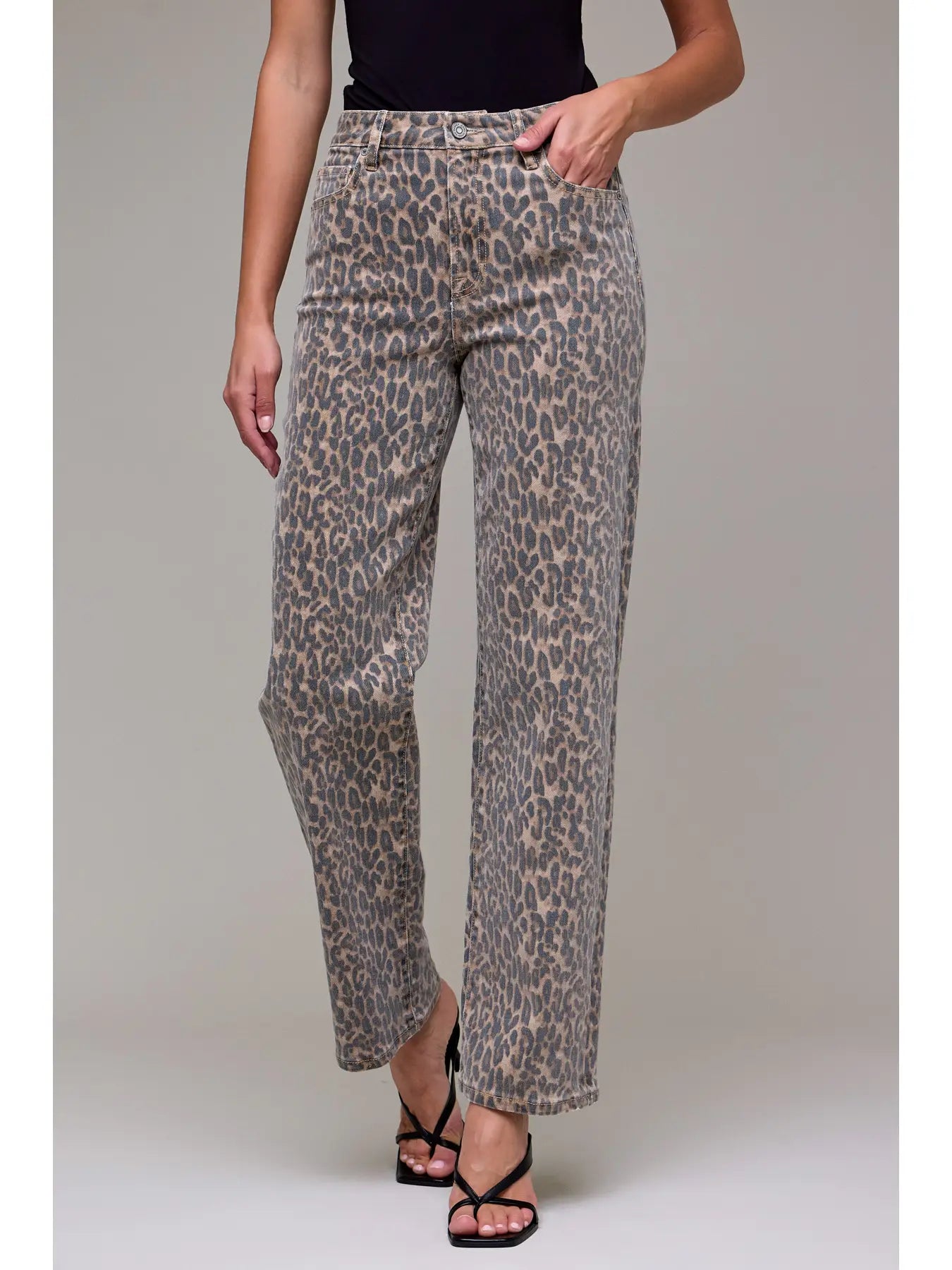 Cheetah Stretch Denim