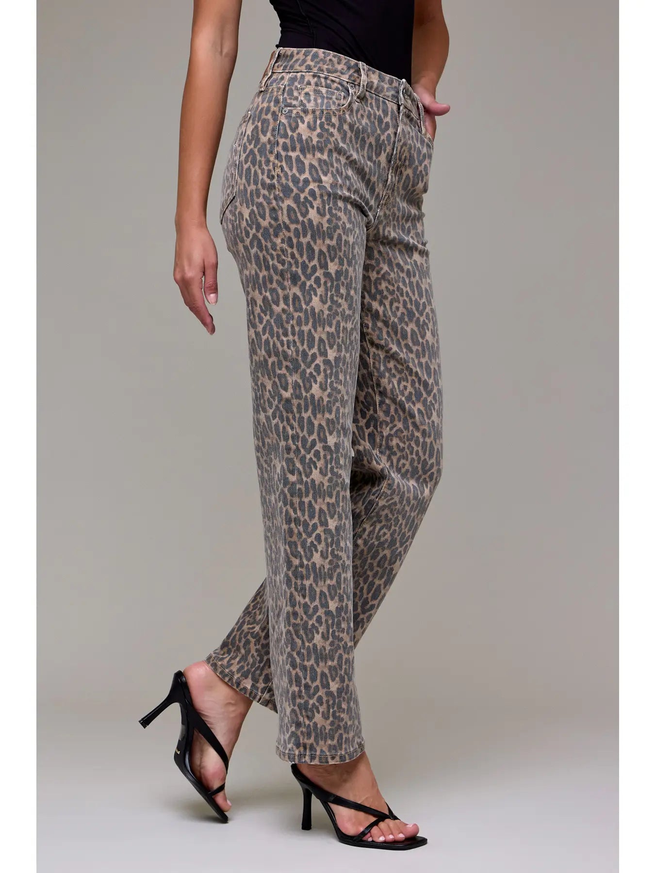 Cheetah Stretch Denim