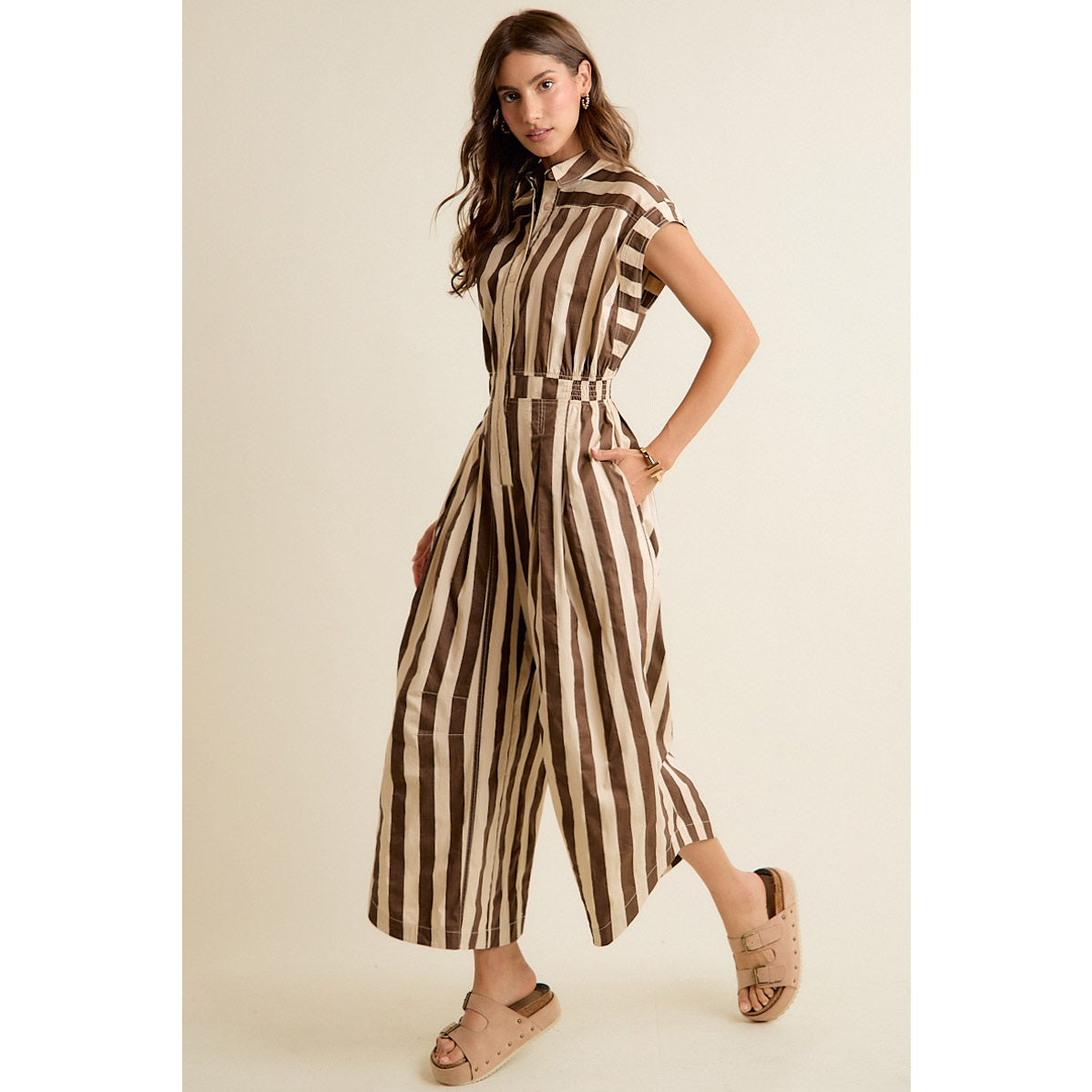 Boardwalk Stripe Jumpsuit