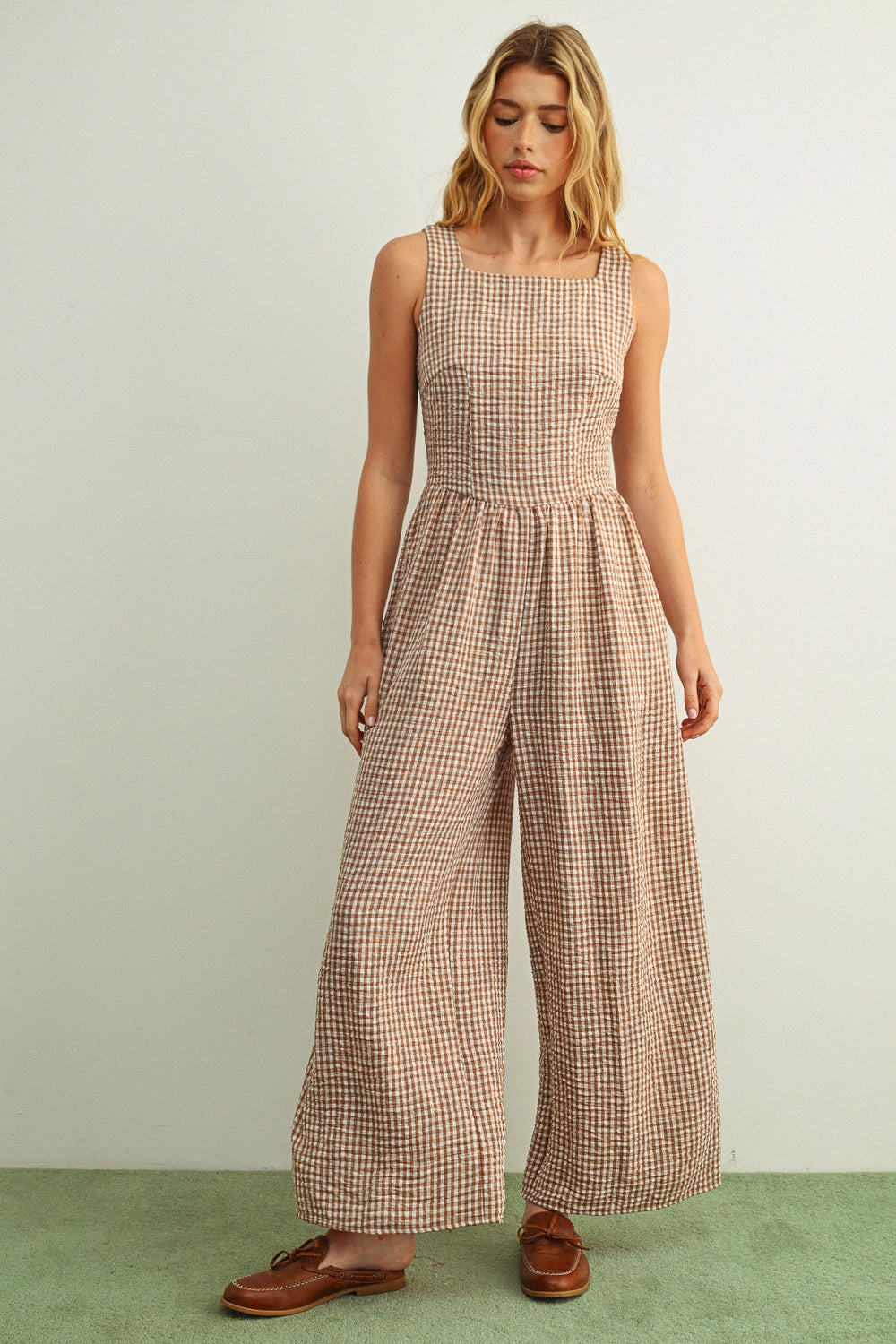 The Sunday Gingham Jumpsuit