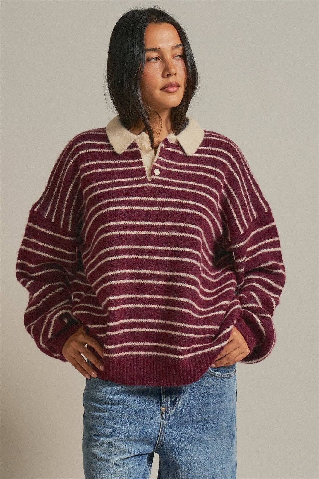The Rugby Polo Sweater