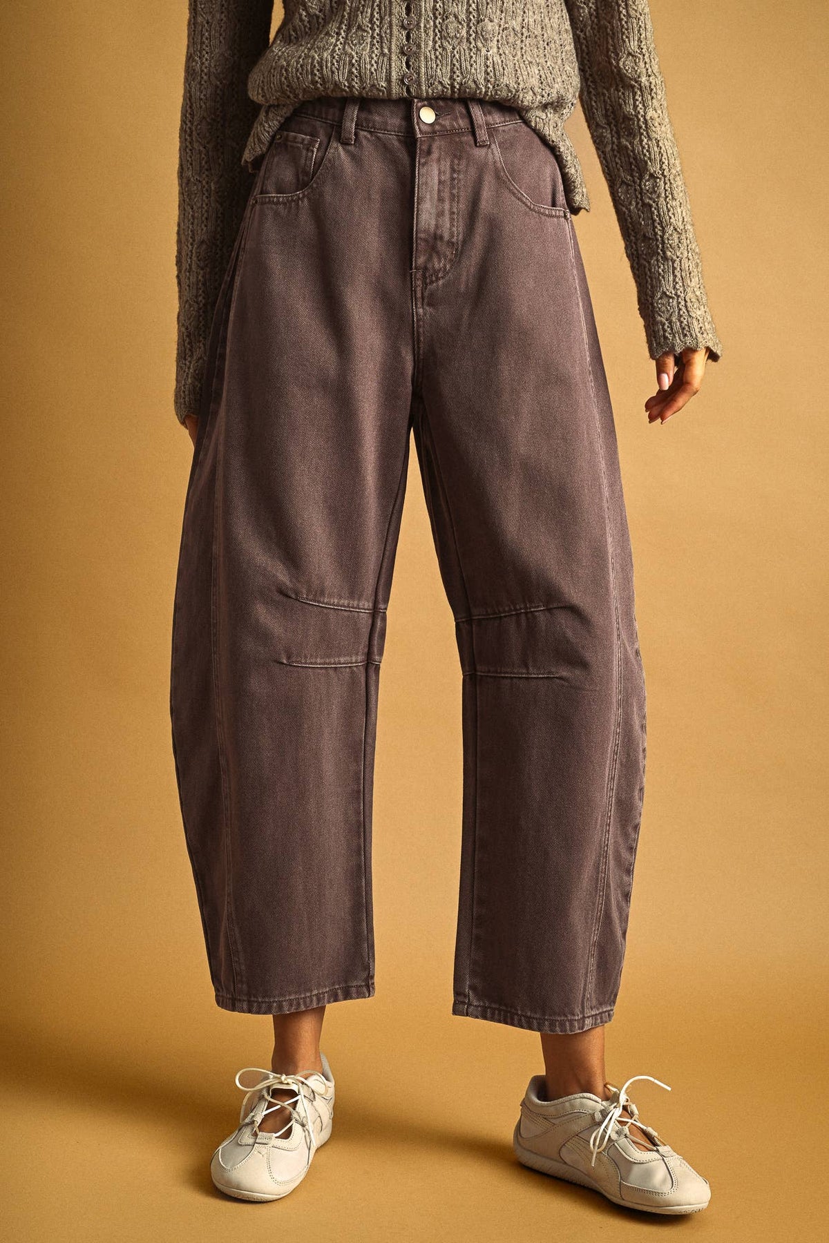 Bean Barrel Jean - Red Bean