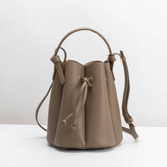 Laguna Taupe Recycl Vegan Lthr Top Handle Bag Pre-Order 6/15