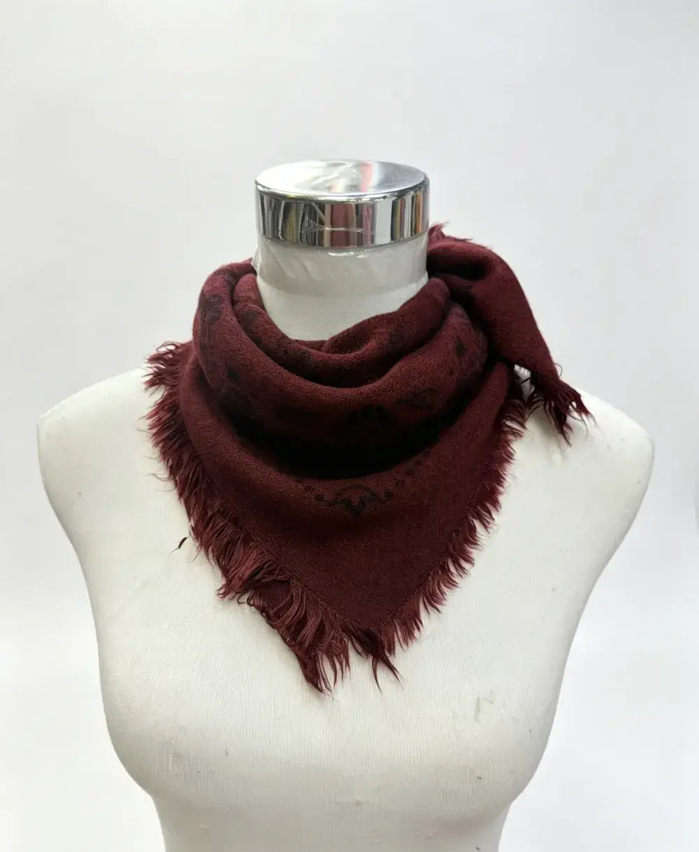 Grace Bandana Scarf - Bordeaux