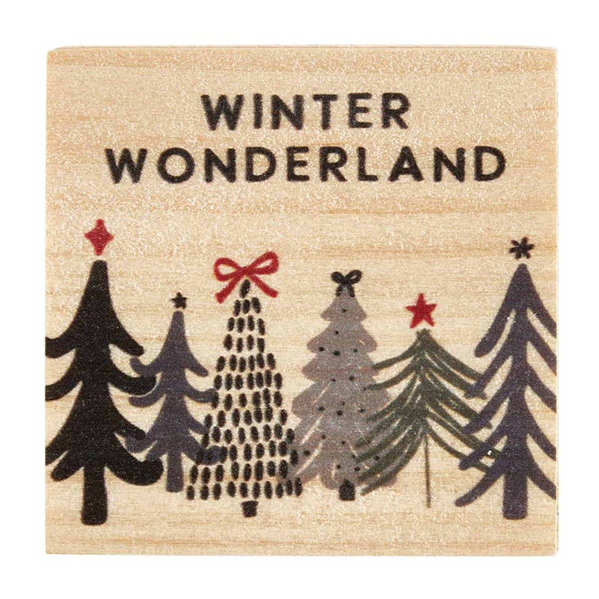 Treasure Box Earrings - Winter Wonderland - Pinewood