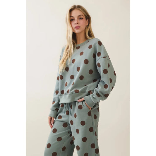 Polka Dot Hoodie
