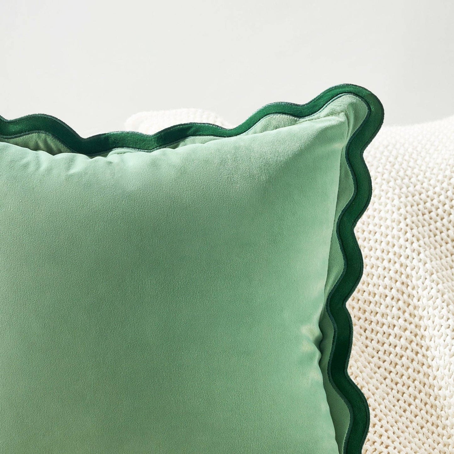 Maleku Pillow Cover, Green/Light Green, 20x20 inch