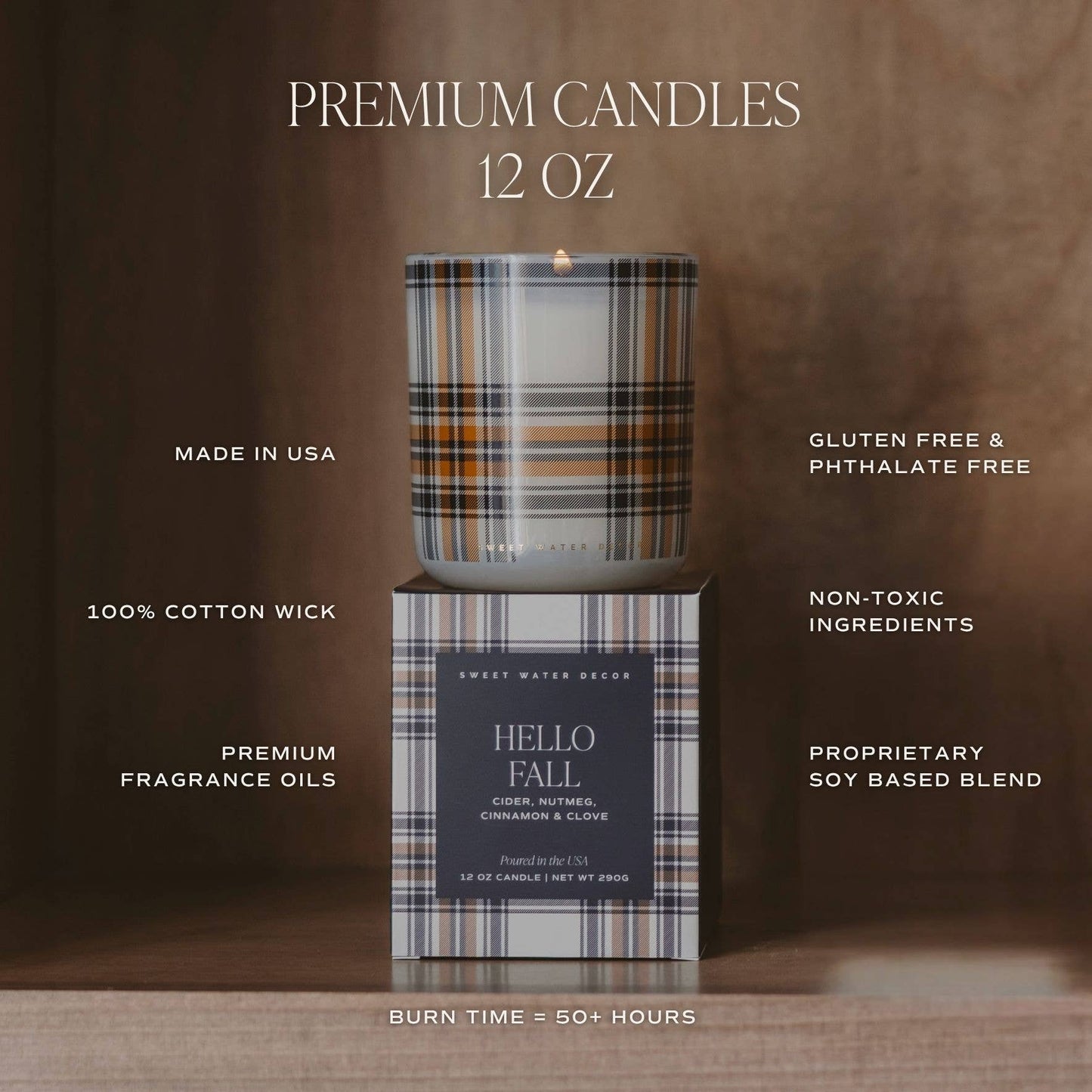 Hello Fall Candle