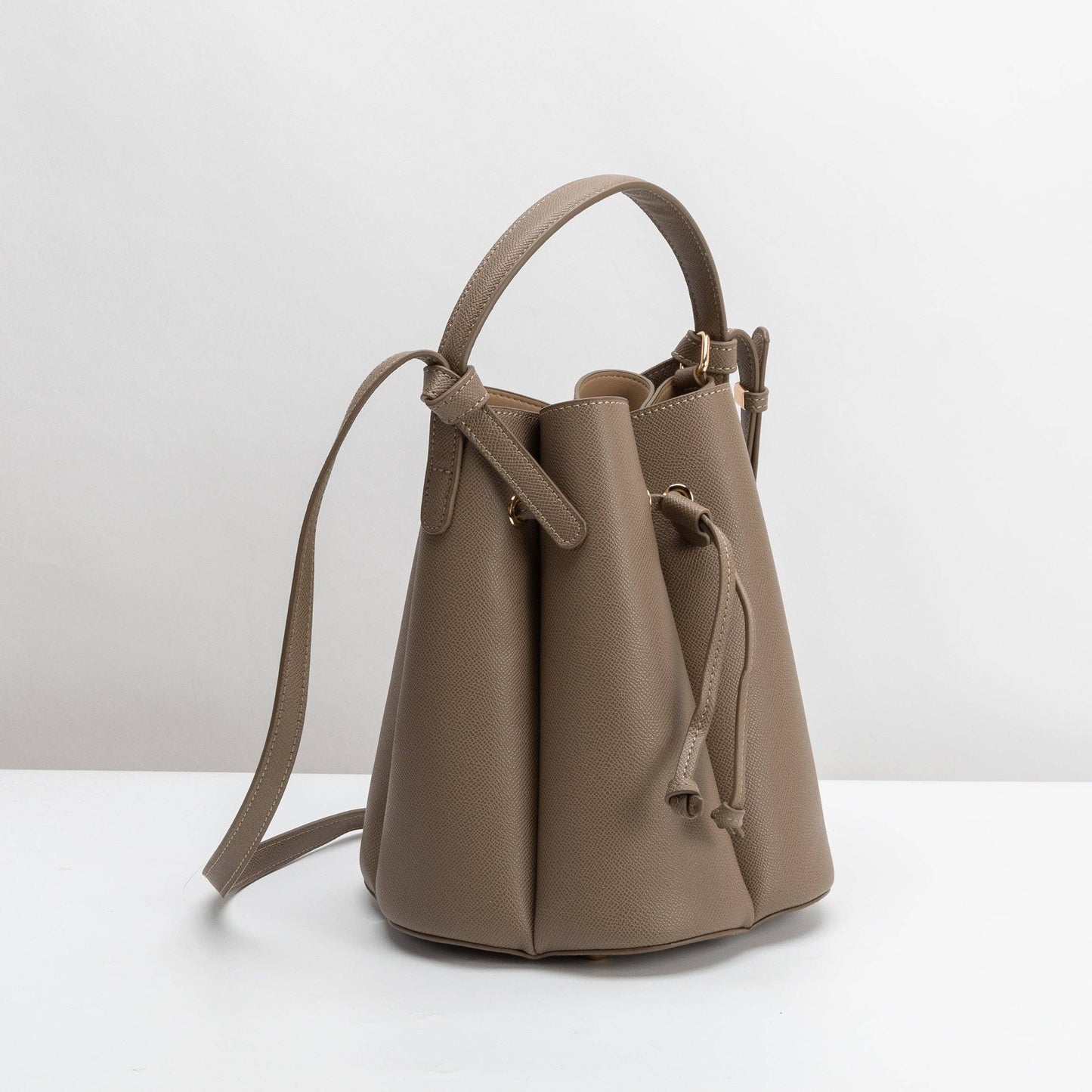 Laguna Taupe Recycl Vegan Lthr Top Handle Bag Pre-Order 6/15