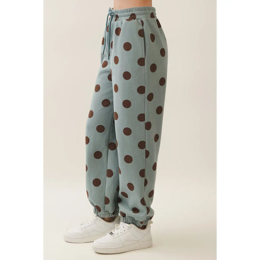 Polka Dot Sweatpants