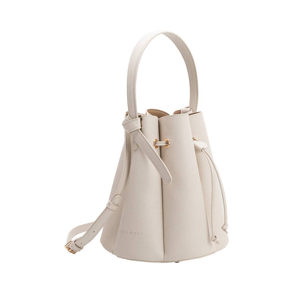 Laguna Bone Recycled Vegan Leather Top Handle Bag