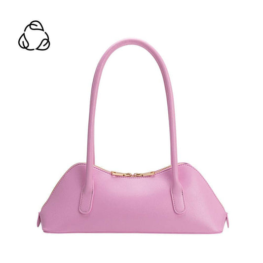 Dakota Vegan Leather Shoulder Bag,Pink