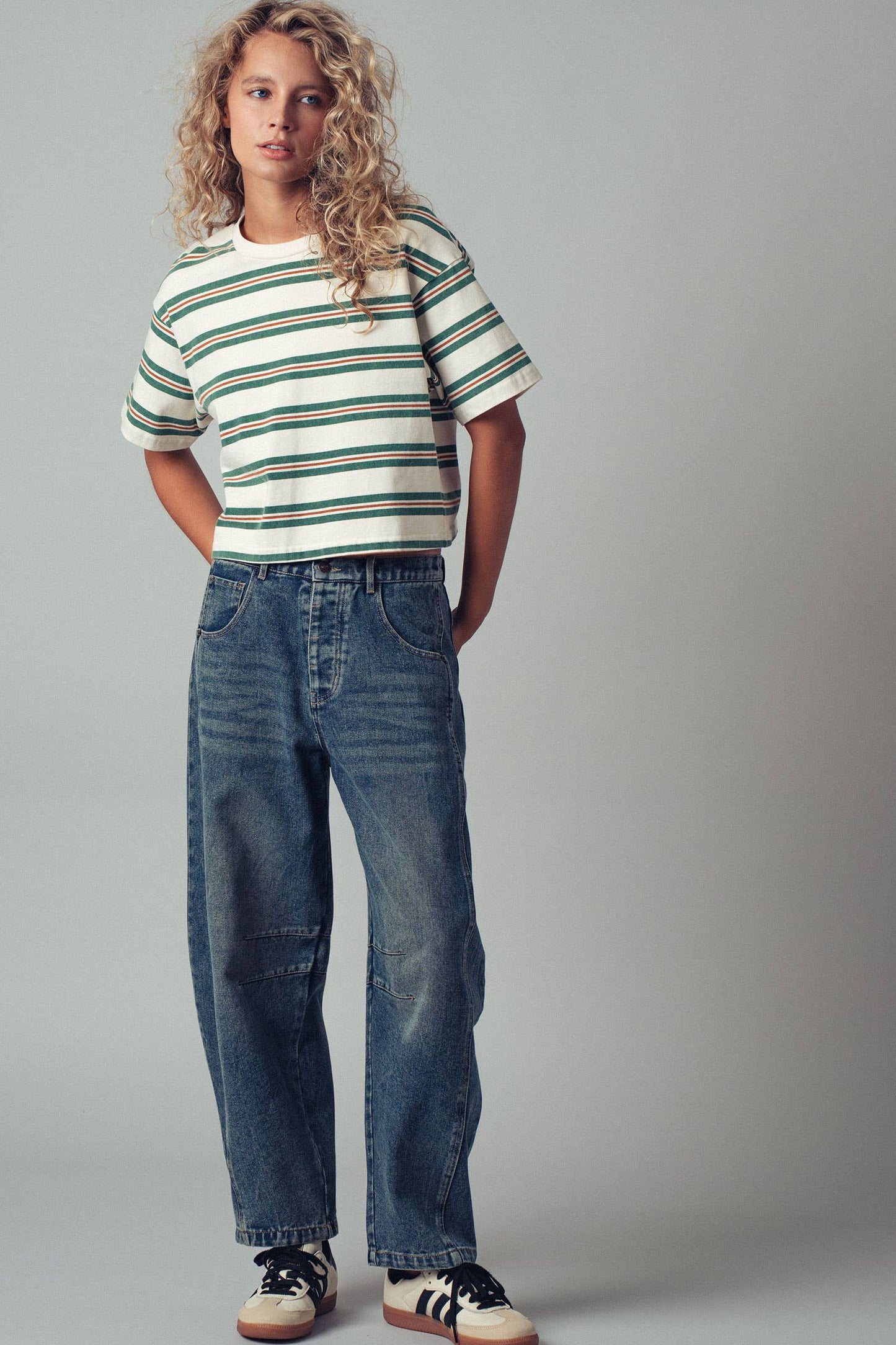 Vintage Washed Striped Tee