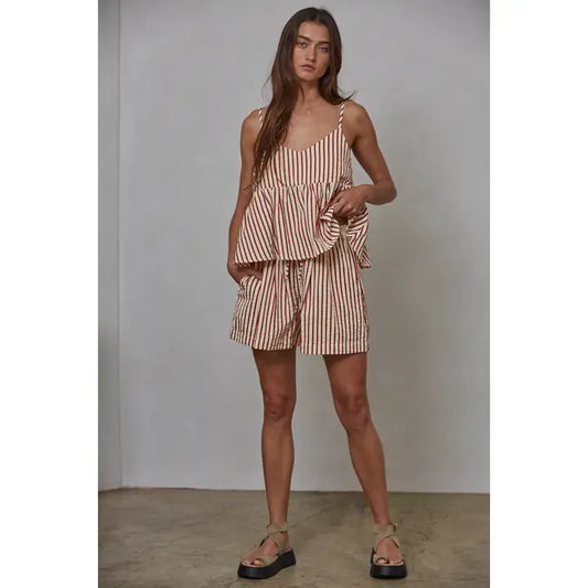 Woven Stripe Tank