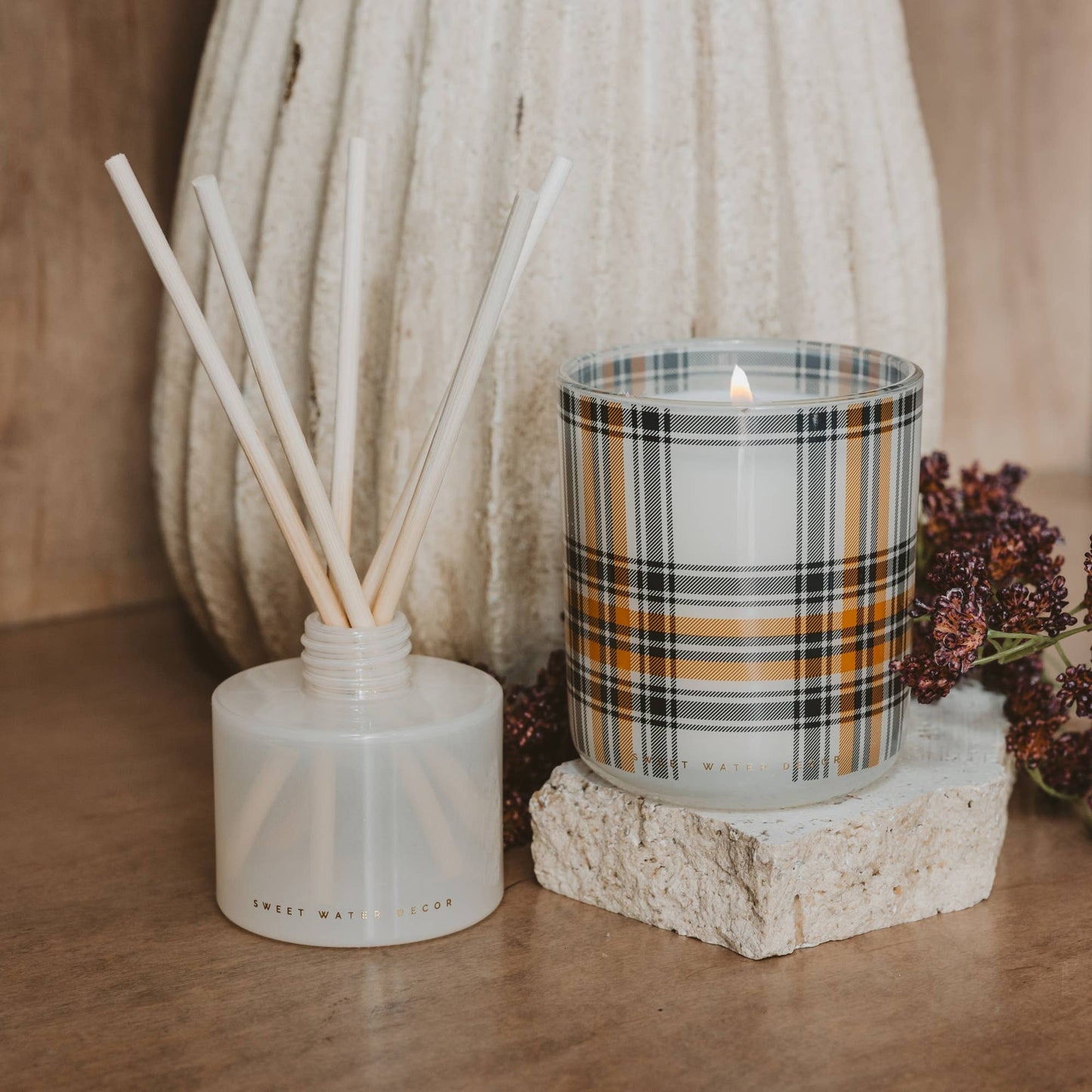 Hello Fall Candle