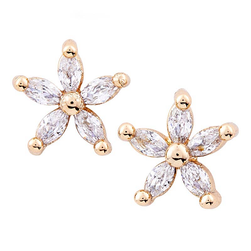 Holiday Stud Earrings & Trinket Tray Sets - Winter Kisses