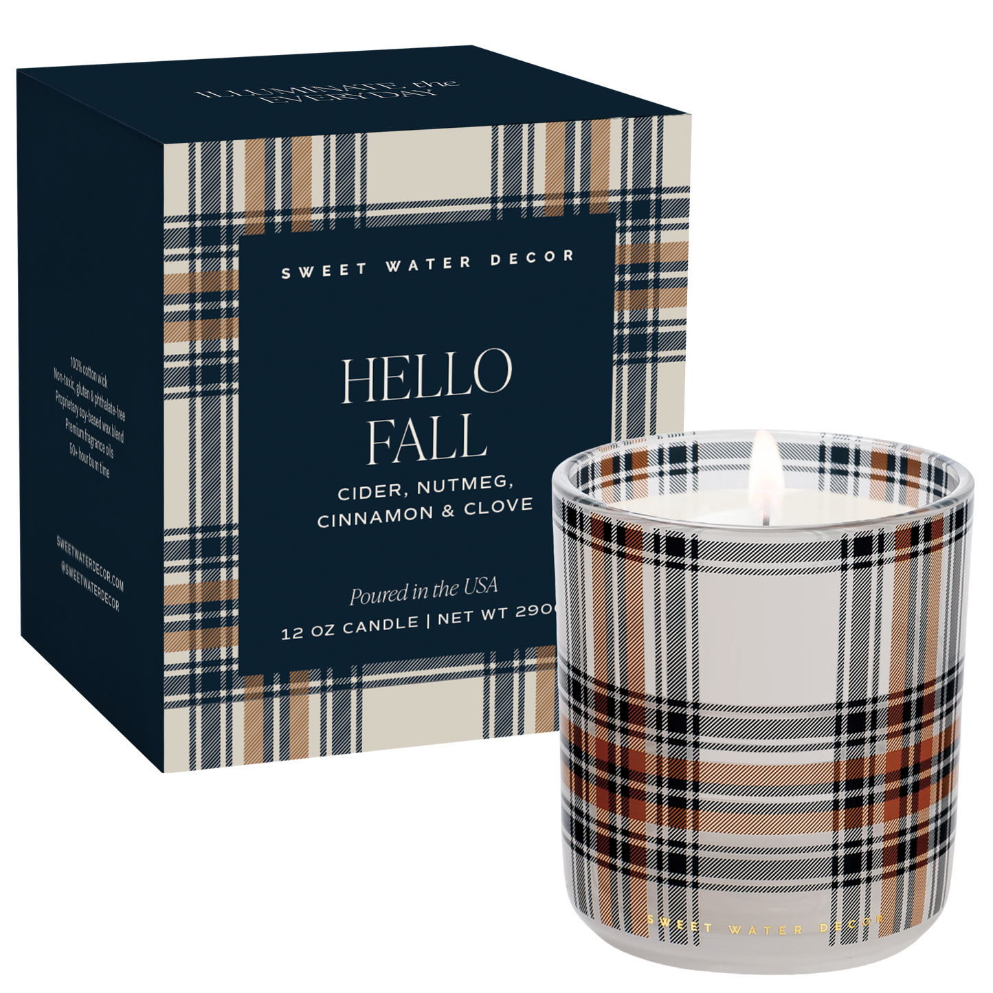 Hello Fall Candle