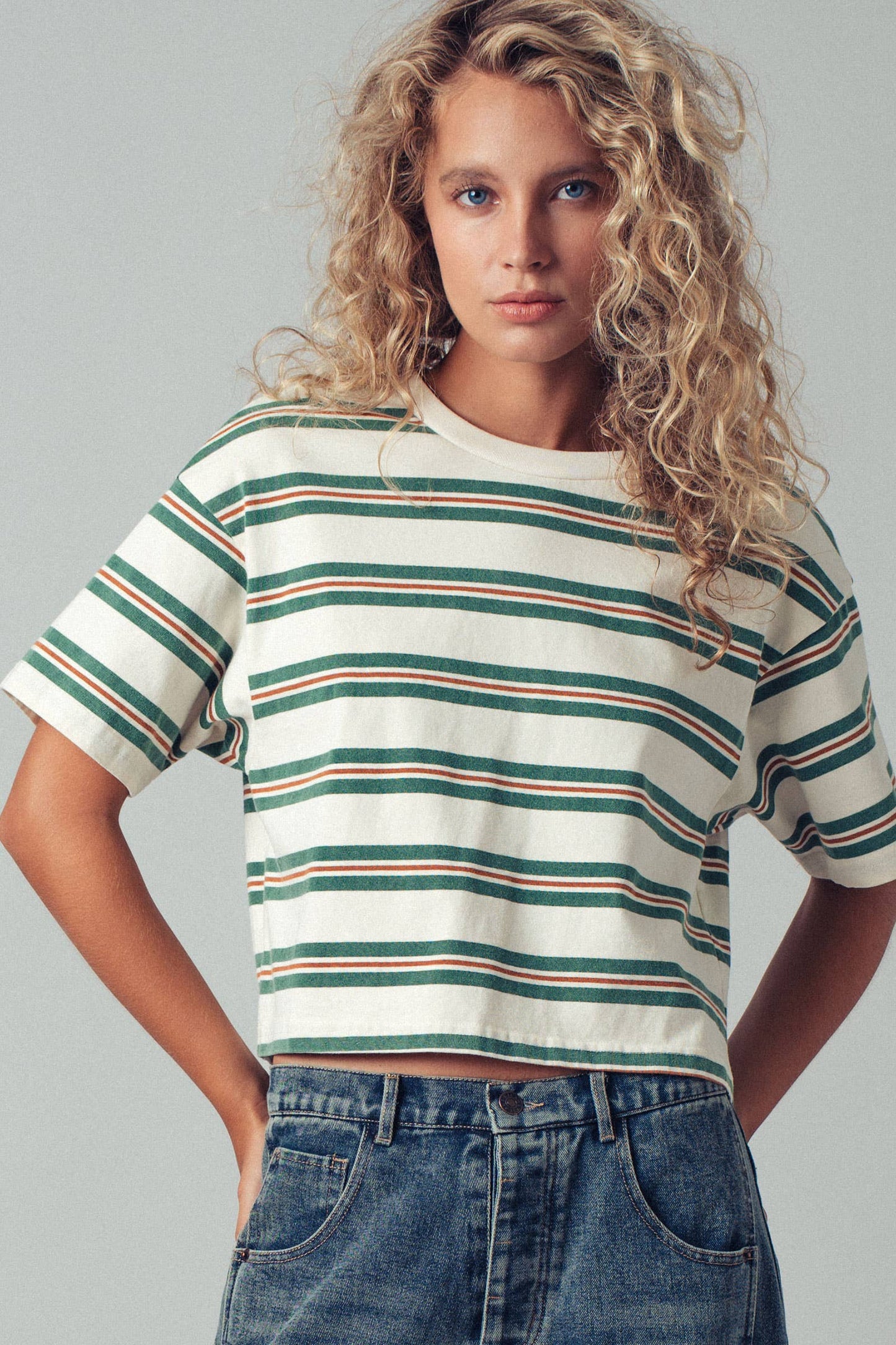 Vintage Washed Striped Tee