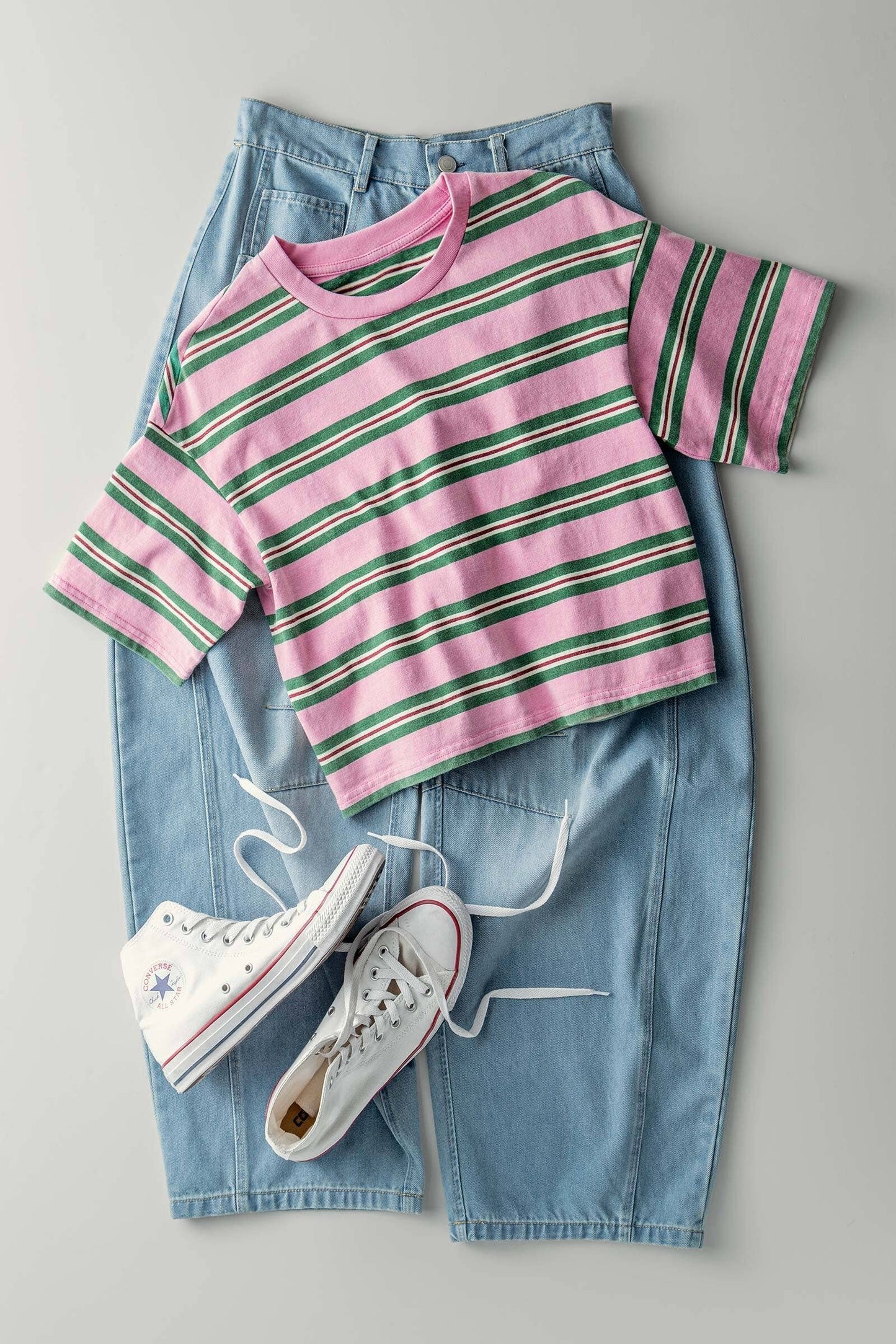 Vintage Washed Striped Tee