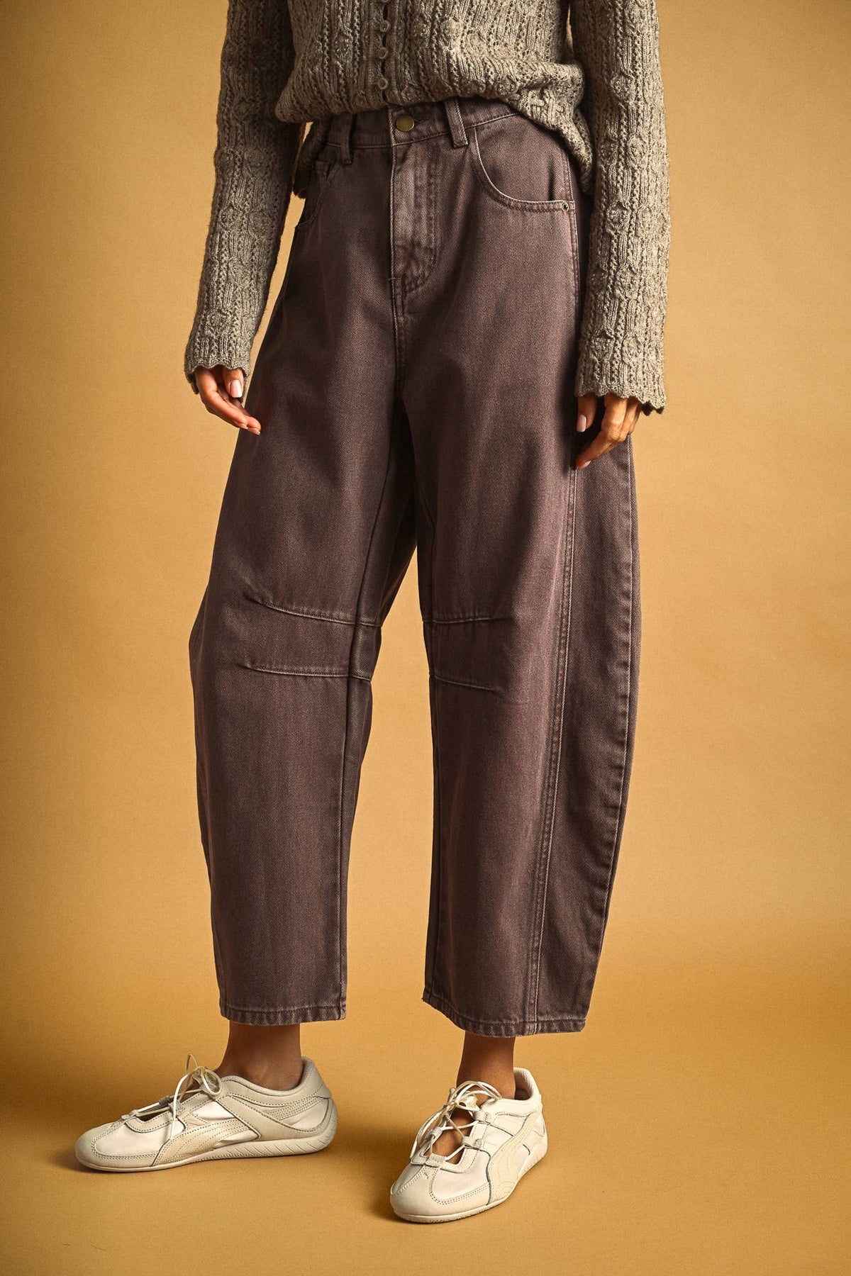 Bean Barrel Jean - Red Bean