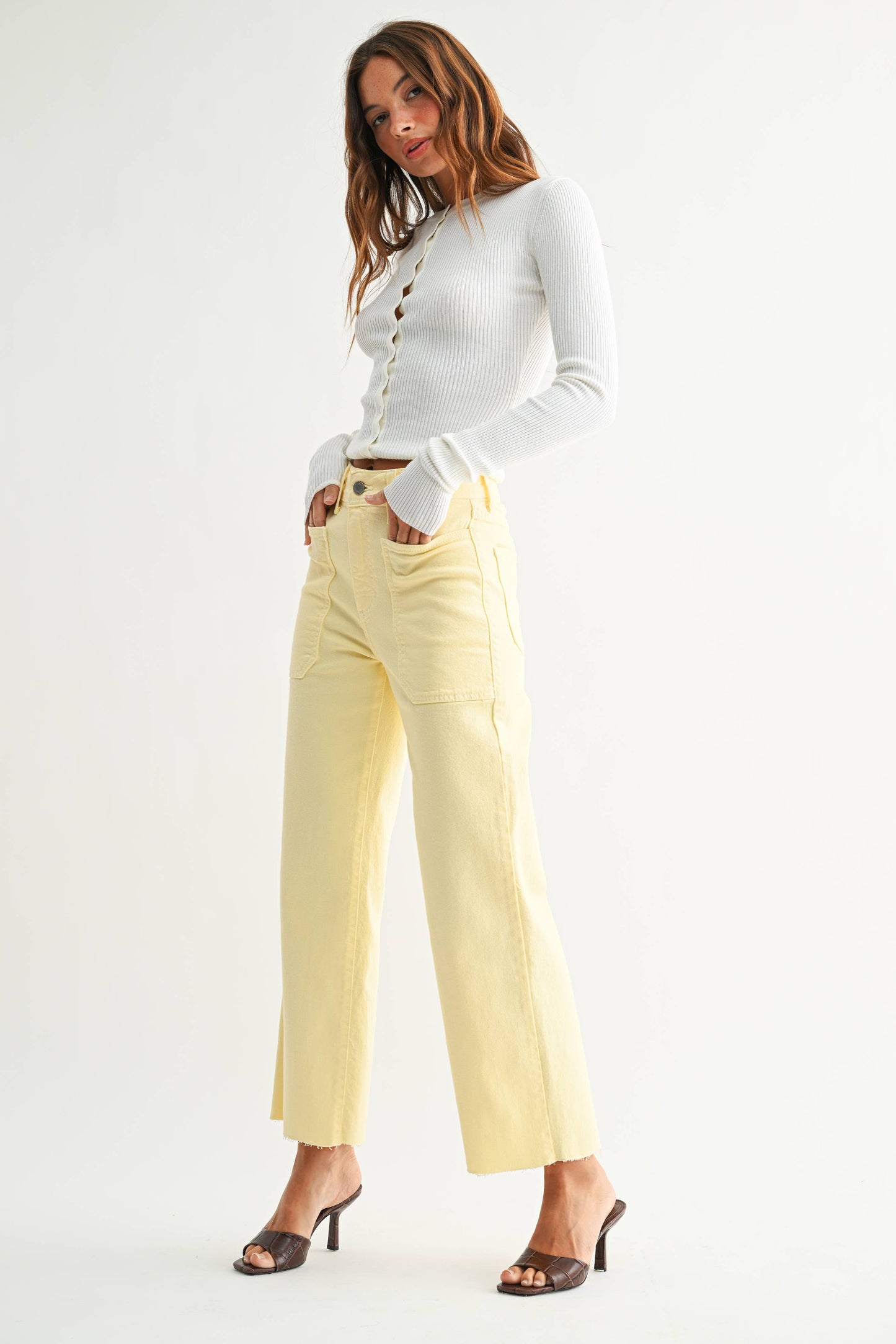 The Lumen Wide Leg Jean