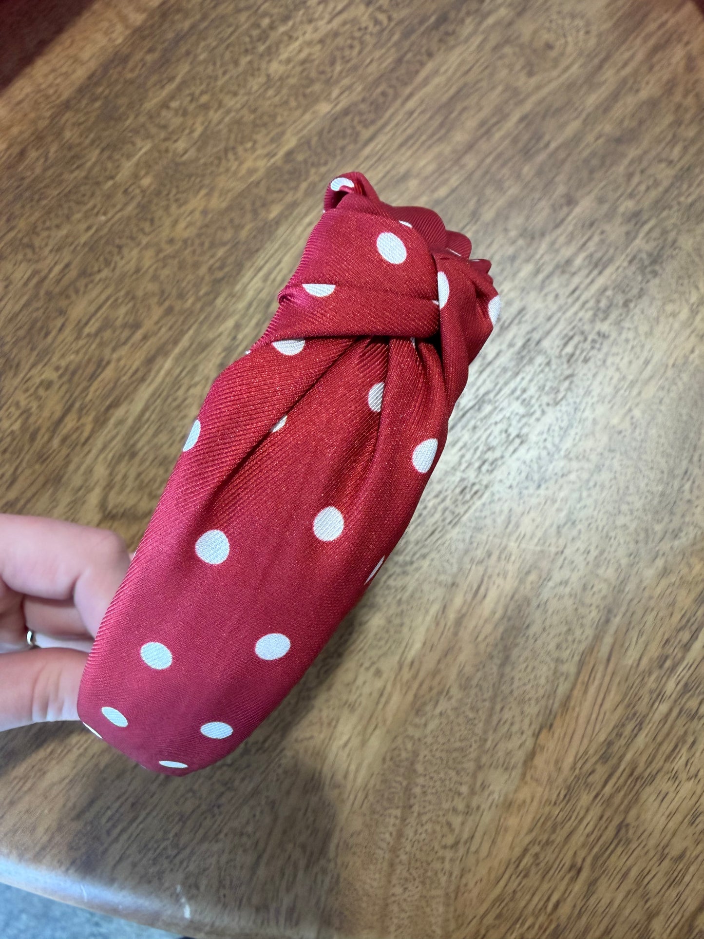 Red Polka Dot Headband
