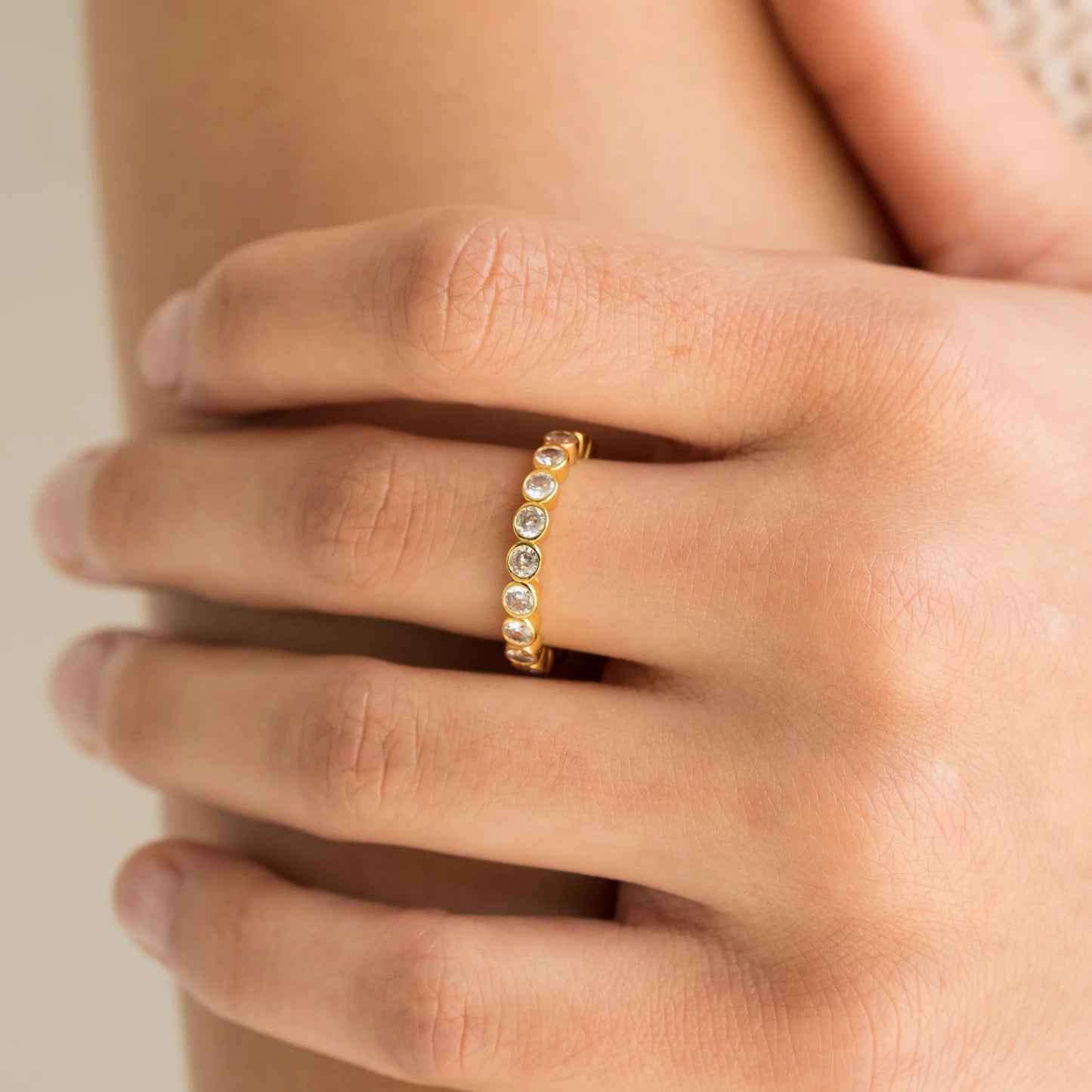 Tennis Ring, Gold