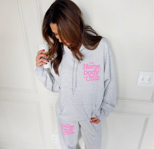 Homebody Club Hoodie, Ash