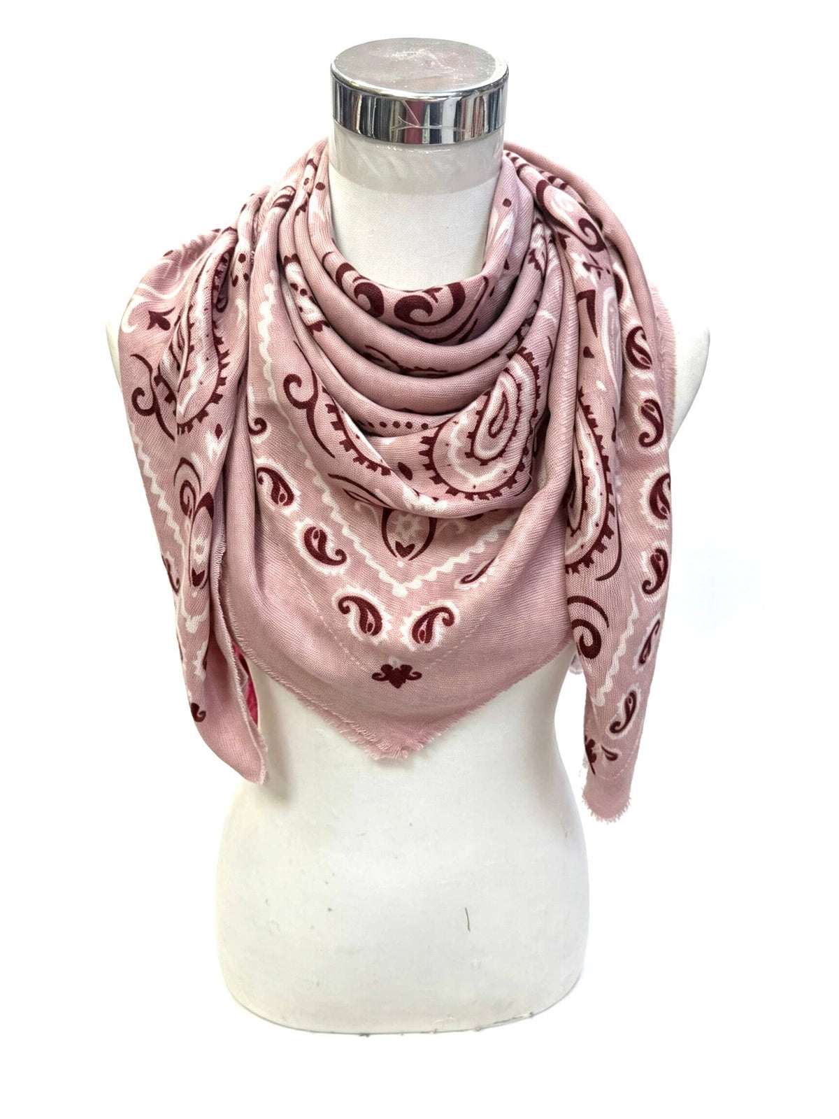 Dakota Bandana Scarf - Rose